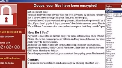 Đã ghi nhận các trường hợp nhiễm mã độc tống tiền Wanna Crypt0r tại Việt Nam