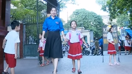 Lan tỏa mô hình cổng trường an toàn giao thông