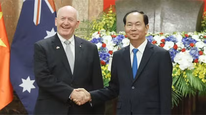 Chủ tịch nước hội đàm với Toàn quyền Australia
