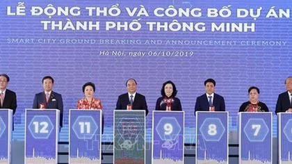 Thủ tướng Chính phủ dự lễ động thổ Thành phố thông minh