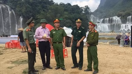 Bảo đảm ANTT Lễ hội thác Bản Giốc - Cao Bằng