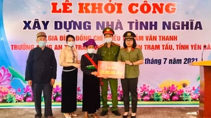 Cụm thi đua số 3 khởi công xây dựng nhà tình nghĩa