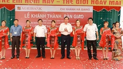 Khánh thành các công trình chào mừng Đại hội Đảng bộ Agribank 