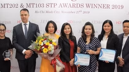 HDBank nhận cú đúp giải thưởng Thanh toán quốc tế xuất sắc toàn cầu năm 2019