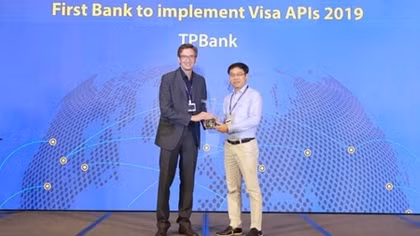 TPBank là ngân hàng đầu tiên triển khai liên kết đồng bộ với Visa Platform