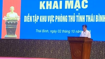 Luyện tập các nội dung diễn tập khu vực phòng thủ tỉnh Thái Bình năm 2019