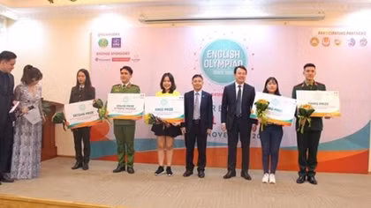 Học viện CSND và Học viện ANND giành thứ hạng cao tại Cuộc thi Olympic tiếng Anh chuyên toàn quốc