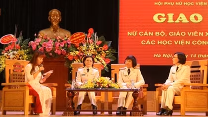  Giao lưu nữ cán bộ, giảng viên xuất sắc, tiêu biểu các Học viện CAND
