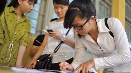 Thí sinh đăng ký xét tuyển cùng lúc với đăng ký thi THPT quốc gia