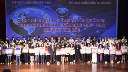 Hà Nội dẫn đầu về số lượng giải thưởng tại Cuộc thi KH-KT cấp quốc gia