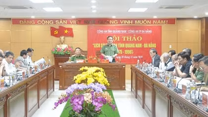 Lấy ý kiến góp ý dự thảo cuốn sách “Lịch sử Công an Quảng Nam-Đà Nẵng giai đoạn 1975-1996”