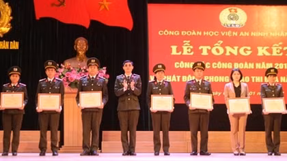Công đoàn Học viện ANND tổng kết và phát động phong trào thi đua năm 2017