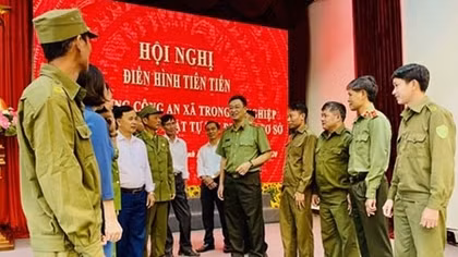 Biểu dương các điển hình tiên tiến trong lực lượng Công an xã bán chuyên trách tại tỉnh Thanh Hóa