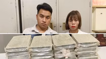 Đôi nam nữ vận chuyển 32 bánh heroin lấy 50 triệu đồng tiền công