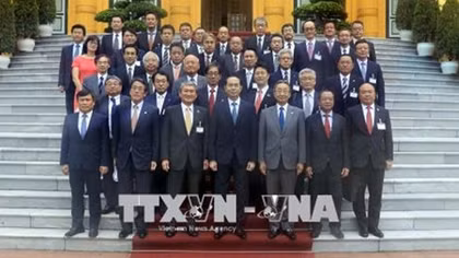Chủ tịch nước tiếp đoàn Ủy ban Kinh tế Nhật-Việt thuộc Keidanren