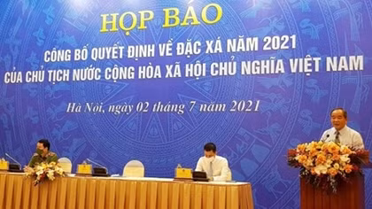 Quyết định của Chủ tịch nước về đặc xá năm 2021
