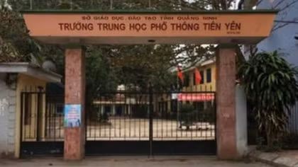 Thông tin về việc hơn 500 học sinh Trường THPT Tiên Yên đồng loạt nghỉ học