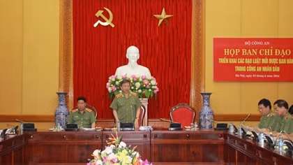 Triển khai các đạo luật mới được ban hành trong CAND