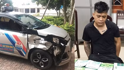 Ngụy trang ô tô thành taxi để vận chuyển số lượng ma túy lớn