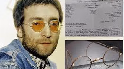 Bán đấu giá cặp kính của John Lennon