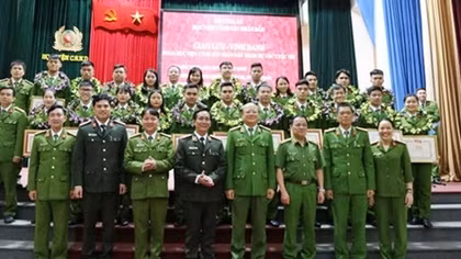 Học viện CSND tuyên dương các học viên đạt thành tích cao