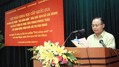Hội thảo khoa học: 70 năm tác phẩm “Đời sống mới” của Chủ tịch Hồ Chí Minh
