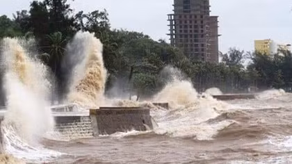 Bão số 2 gây sóng to gió lớn ở huyện đảo Cát Hải và Đồ Sơn