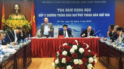 Tọa đàm Góp ý chương trình giáo dục phổ thông môn Ngữ văn