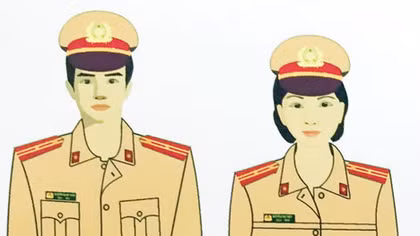 Trang phục Cảnh sát giao thông và chiến sĩ nghĩa vụ
