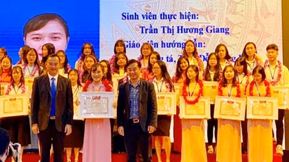 Đảng viên trẻ tiêu biểu giành nhiều giải thưởng khoa học xuất sắc