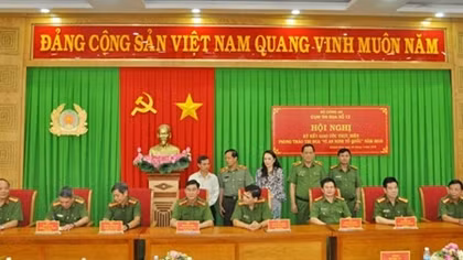 Cụm thi đua số 12 – Bộ Công an ký kết giao ước thi đua Vì ANTQ