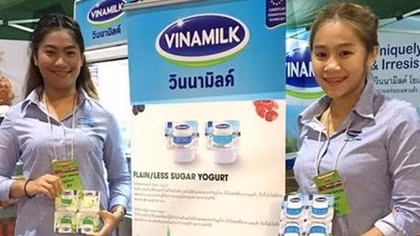 Vinamilk giới thiệu sản phẩm tại Trung Quốc