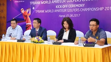 Chính thức khởi động Giải TPBank World Amateur Golfers Championship 2017