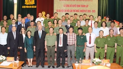 Thành lập Chi hội Hữu nghị Việt Nam – Liên bang Nga Bộ Công an