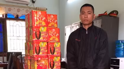 Xế hộp chứa hơn 5 yến pháo nổ