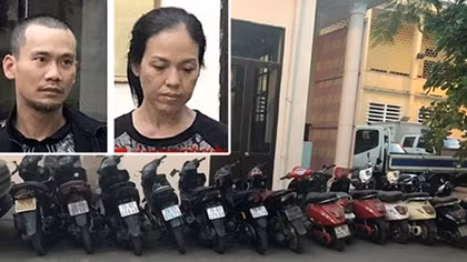 Cặp đôi giả nhân tình trộm 20 chiếc xe máy ở Hải Phòng