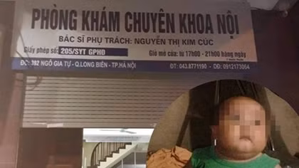 Bé 22 tháng tuổi tử vong sau khi truyền dịch ở phòng khám