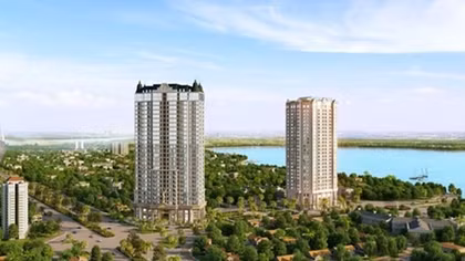 Tầm nhìn sông Hồng đắt giá của căn hộ D'. El Dorado