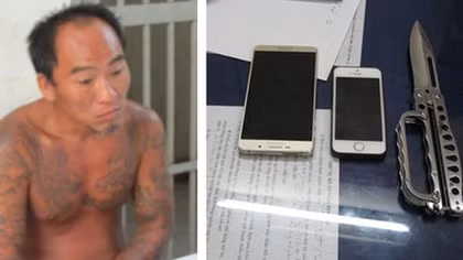 Tên trộm Iphone rút dao đe dọa người truy đuổi
