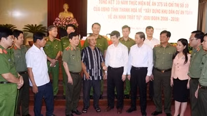 Xây dựng “Khu dân cư an toàn về ANTT" ở Thanh Hóa là chủ trương đúng đắn, sáng tạo