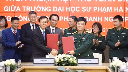 ĐH Sư phạm Hà Nội hợp tác chiến lược cùng Viettel ứng dụng các giải pháp chuyển đổi số
