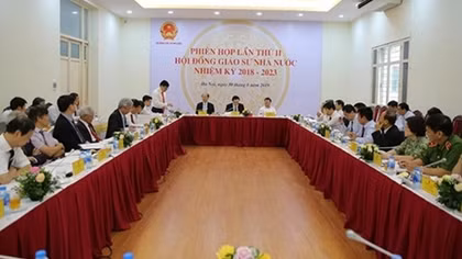 Công nhận 339 Giáo sư, Phó giáo sư năm 2020