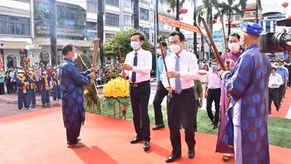 Dâng hương kỷ niệm 152 năm Anh hùng dân tộc Nguyễn Trung Trực 