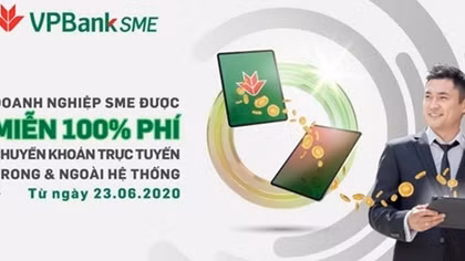 VPBank miễn 100% nhiều loại phí Internet banking cho doanh nghiệp