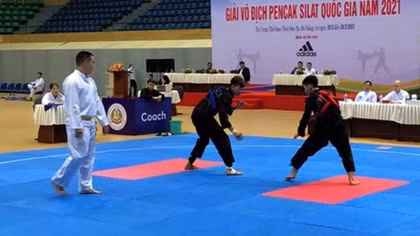 Hà Nội đoạt giải Nhất toàn đoàn Giải Vô địch Pencak Silat quốc gia 2021