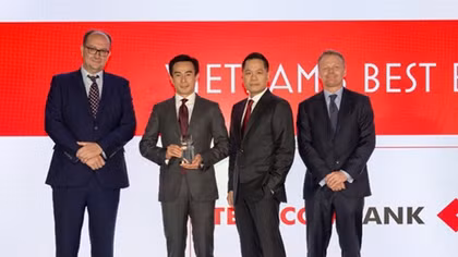 Techcombank nhận giải thưởng “Ngân hàng tốt nhất Việt Nam năm 2018” từ Euromoney
