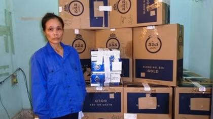 Bắt vụ thuốc lá nhập lậu với số lượng lớn