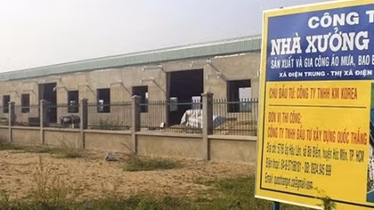 Chính quyền xã “bật đèn xanh” cho doanh nghiệp xây nhà máy trái phép