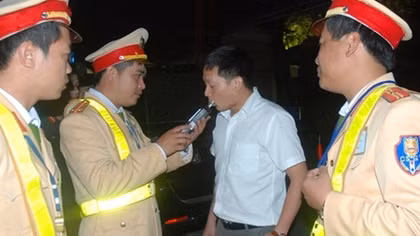 Nhiều tài xế vi phạm nồng độ cồn