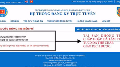 Giảm gần 3 tỷ đồng khi thực hiện đăng ký biện pháp bảo đảm bằng động sản